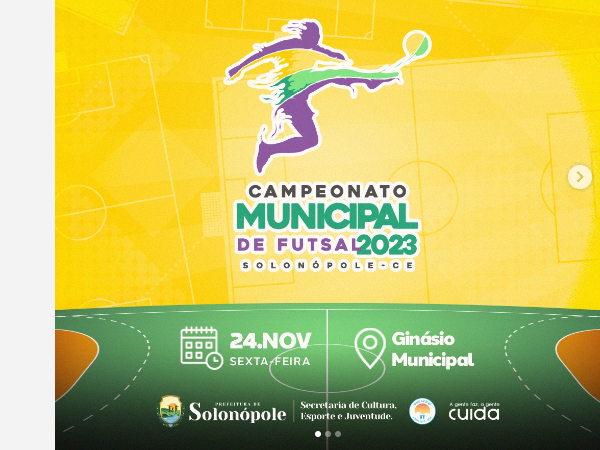 O Campeonato Municipal de Futsal - 2023 promete agitar o Ginásio Municipal e você não pode ficar de fora dessa emoção!