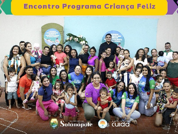 CRAS FOI PALCO DE UM EVENTO ESPECIAL VOLTADO PARA AS FAMÍLIAS DO PROGRAMA CRIANÇA FELIZ.