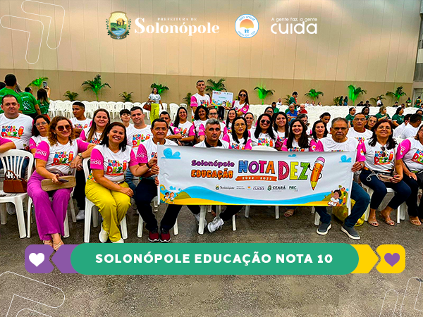 Solonópole Educação NOTA 10!