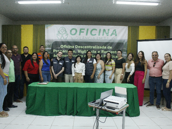 Oficina de preparação e respostas a emergências em saúde pública reúne profissionais em Solonópole